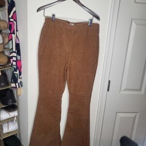 No Boundaries Brown Corduroy Flare Pants